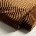 rust brown wide wale corduroy velvet fabric coupon 1.50m or 3m x 1.40m