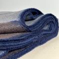 Mottled burgundy blue/blue white Reversible cashmere fabric coupon  3m x 1.50m
