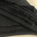 Black wool fabric coupon with lurex Payette 1.50m or 3m x 1.50m