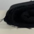 Black wool fabric coupon with lurex Payette 1.50m or 3m x 1.50m