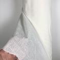 White cotton voile fabric coupon 1m x 1.40m