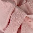Crepe de chine fabric coupon in pink silk bonbon 1,50m or 3m x 1,40m