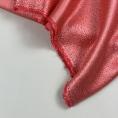 Coupon of crimson pink soie and viscose satin crepe fabric coupon 1.50m or 3m x 1.30m