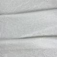 White fabric coupon in embroidery british leaf 1m50 or 3m x 1,40 m