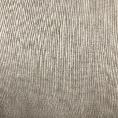 Linen and polyester fabric coupon taupe mottled 1,50m or 3m x 1,40m