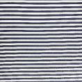 Cotton poplin fabric coupon with blue and white stripes 2m x 1.40m