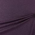 Reversible cotton pilou twill fabric coupon eggplant / blue 1,50m or 3m x 1,40m