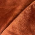 Coupon of caramel brown smooth cotton velvet fabric 1.50m or 3m x 1.40m