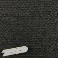 Coupon of black embossed silk voile fabric 3m x 1,40m