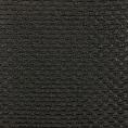 Coupon of black embossed silk voile fabric 3m x 1,40m