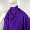 Bright purple pure silk crepe de chine fabric coupon 1,50m or 3m x 1,40m