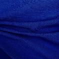 Royal blue linen and cotton fabric coupon 1.50 or 3m x 1.40m