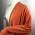 Orange recycled polyester fleece fabric coupon 1,50m or 3m x 1,50m
