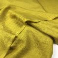 Mustard yellow wool and silk etamine fabric coupon with a chevron weave 1,50m or 3m x 1,40m