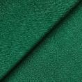 Emerald green wool and silk etamine fabric coupon with a chevron weave 3m x 1,40m