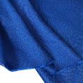 Azur blue basketweave linen and silk fabric coupon 1.50m or 3m x 1.40m