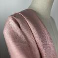Pale pink basketweave linen and silk fabric coupon 1.50m or 3m x 1.40m