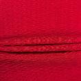 Red embossed silk voile fabric coupon 3m x 1,40m