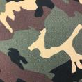 Coupon of cotton and elastane gabardine with camo print 1,50m or 3m x 1,40m