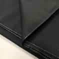 Slightly satiny black linen and silk fabric coupon 1,50m or 3m x 1,50m