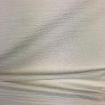 Ecru coloured cotton blend seersucker fabric coupon 3m x 1,10m
