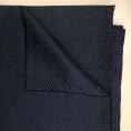 Navy cotton gabardine twill weave fabric coupon with 2% elastane 1,50m or 3m x 1,50m