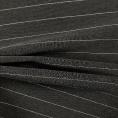 Polyester twill fabric coupon striped anthracite 3m x 1.30m