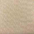 Linen and cotton fabric coupon with fine orange and white stripes 1,50m or 3m x 1,40m