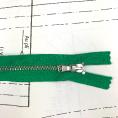 Zip in green 14cm