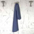 Coupon of  parma blue acetate and viscose satin crepe fabric coupon 1.50m or 3m x 1.40m
