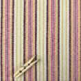 Coupon of cotton and hemp twill striped fabric coupon 3m x 1,40m