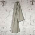 Pearl grey and ecru mixed linen fabric coupon 1,50m or 3m x 1,50m