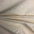 Fabric coupon in cotton canvas and polyester stripes 3m x 1.40m