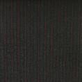 Coupon of double flannel fabric striped navy, burgundy and charcoal grey 1.50m or 3m x 1.50m