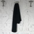 Coupon of black alpaca wool, viscose and polyamide jersey fabric 1,50m or 3m x 1,30m