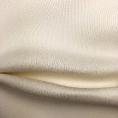Wool and silk twill fabric coupon in eggshell color 1,50m or 3m x 1,40m