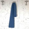 Blue chambray fabric coupon in viscose and cotton 1,50 or 3m x 1,40m