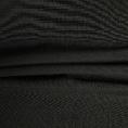 Black textured cotton piqué fabric coupon 1,50m or 3m x 1,40m