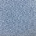 Coupon of mottled cotton and linen pique fabric in sky blue color 1,50m or 3m x 1,40m
