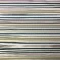 Coupon of Cotton poplin fabric coupon multicolor stripes on white background 2m x 1.40m