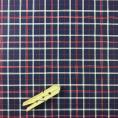 Coupon of cotton poplin fabric with navy blue background 2m x 1,40m