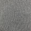 Cotton twill, raffia, and black and white striped polyester fabric coupon 3m x 1.40m