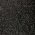 Coupon of wool, mohair and angora twill fabric scraped anthracite gray chiné 3m or 1m50 x 1.40m