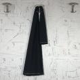 Black wool twill fabric coupon 1,50m or 3m x 1,50m