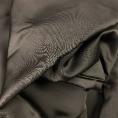 Satin fabric coupon in dark khaki viscose 1,50m or 3m x 1,40m