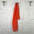 Coupon of orange changing silk chiffon fabric with slightly pinkish reflections 1.50m or 3m x 1.40m