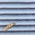 Cotton canvas fabric coupon with blue stripes 3m x 1.40m