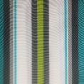 Coupon of multicoloured striped deckchair fabric in different sizes 3m20 x 0.43m