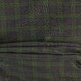 Cotton voile fabric coupon with blue and dark green checks 1,50m or 3m x 1,40m