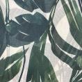 Green leaves cotton voile fabric coupon 1,50m ou 3m x 1,40m